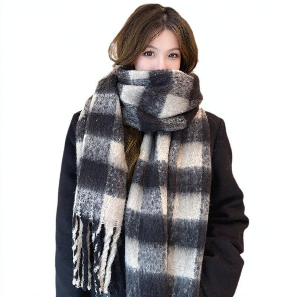 Cycling Commute Essentials - Bufanda de invierno acogedora, chal de