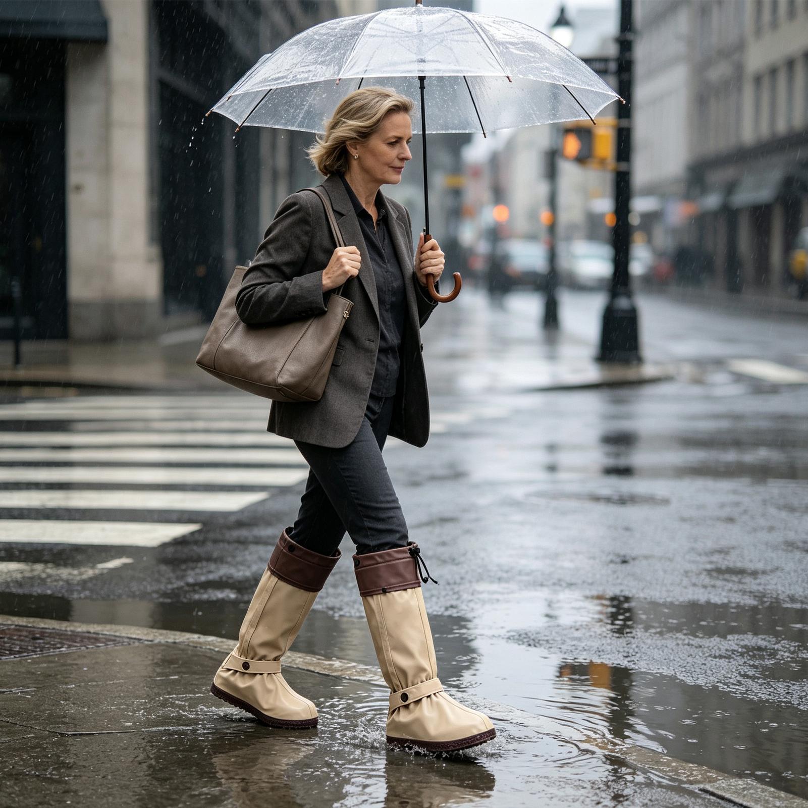 Fundas para botas de lluvia co - Cycling Commute In Rain reseña y precio