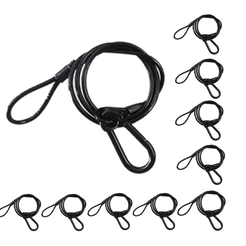10 unids/lote negro 3mm * 70cm - Cable Lock Flexible reseña y precio